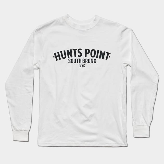 Hunts Point - A Modern Oasis in the Bronx NYC Long Sleeve T-Shirt by Boogosh